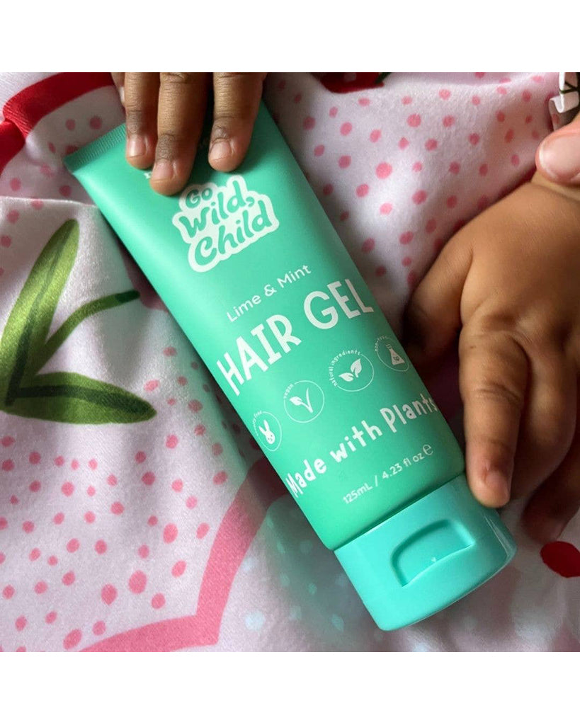 No Nasties Kids Natural Plant Based Hair Gel - Zesty Lime / Fresh Mint