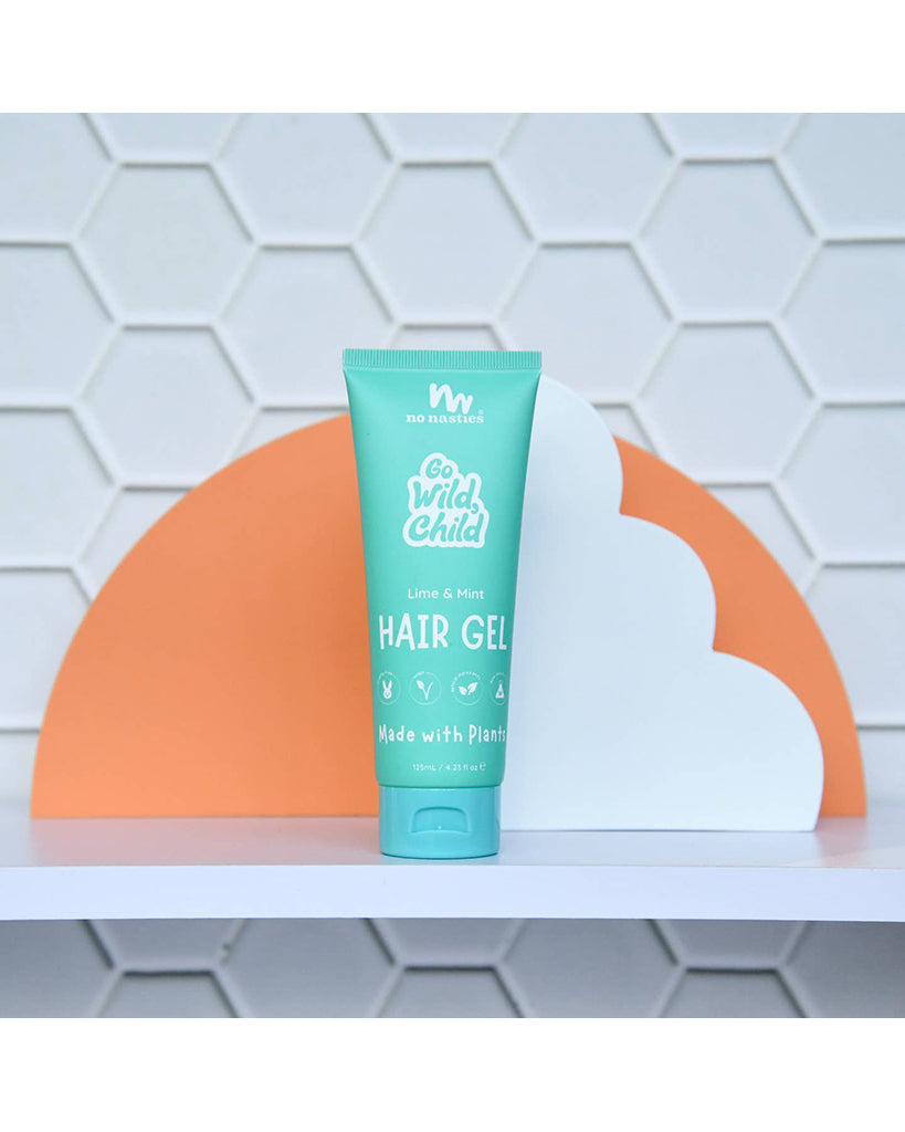 No Nasties Kids Natural Plant Based Hair Gel - Zesty Lime / Fresh Mint