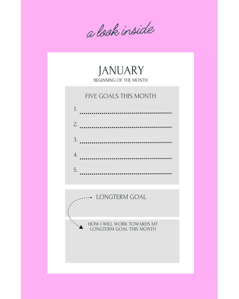 Notebooks For Dancers Dance Goals Workbook