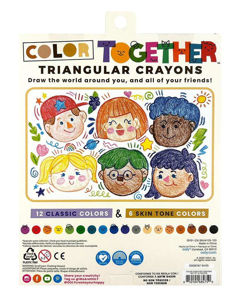 Ooly Colour Together Crayons Set of 18