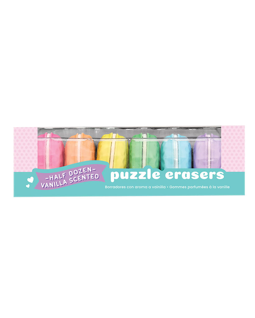Ooly Macarons Vanilla Scented Puzzle Erasers