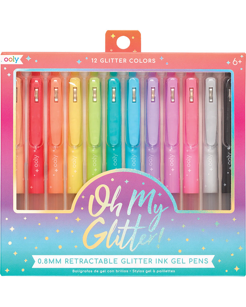 Ooly Oh My Glitter Retractable Glitter Ink Gel Pens
