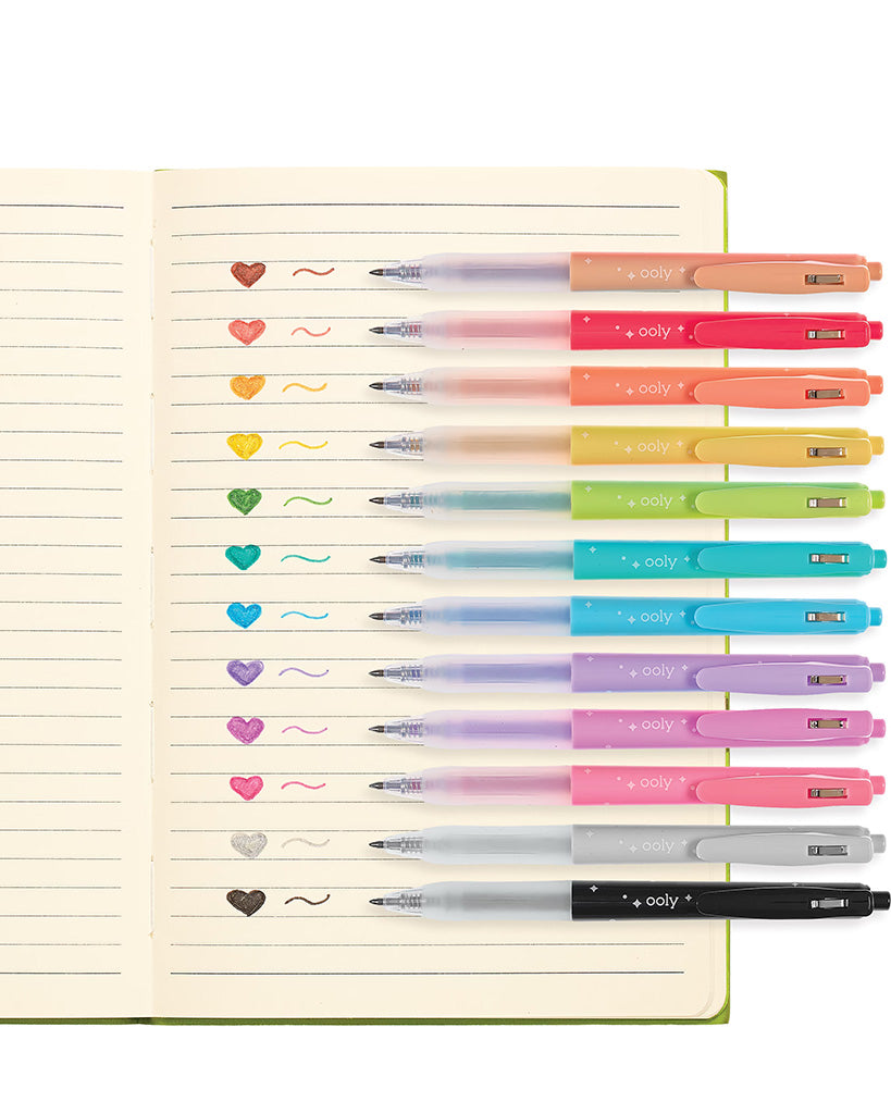 Ooly Oh My Glitter Retractable Glitter Ink Gel Pens