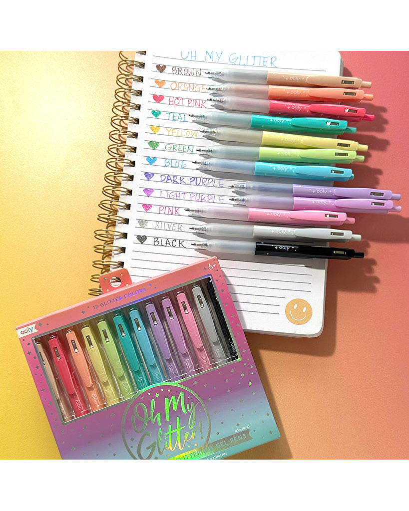 Ooly Oh My Glitter Retractable Glitter Ink Gel Pens