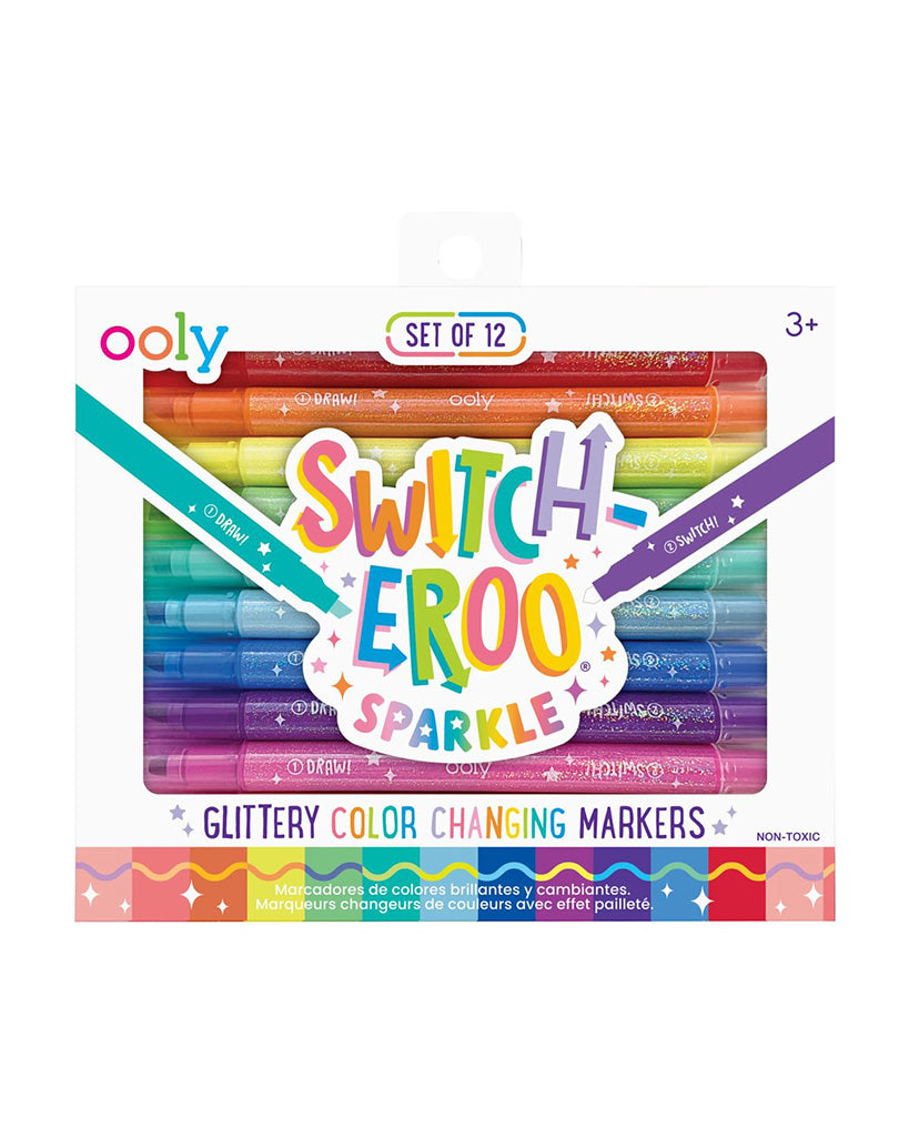 Ooly Switch-eroo! Sparkle Glittery Colour-Changing Markers