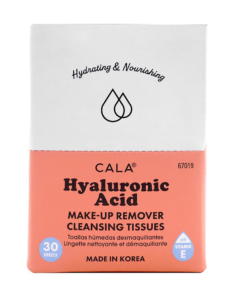 Pineapple Beauty Cala Hyaluronic Acid 30 Sheet Makeup Remover Tissues