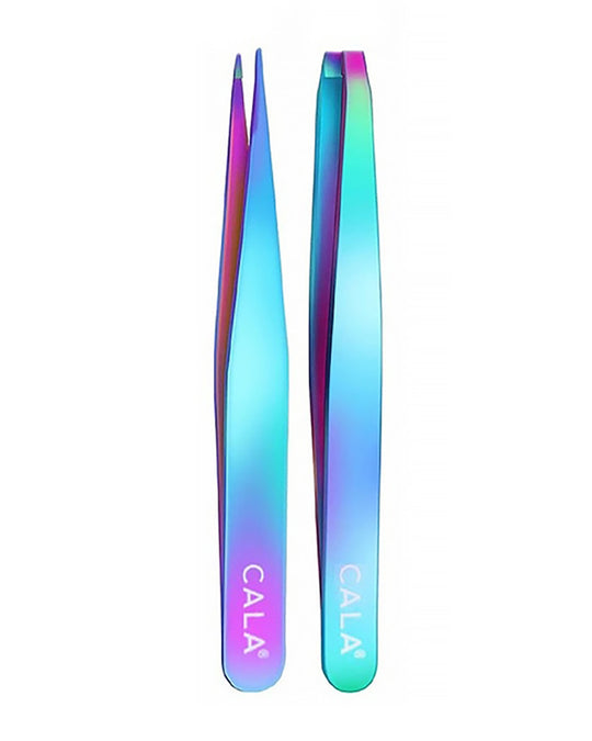 Pineapple Beauty Cala Iridescent Tweezer Duo  Set