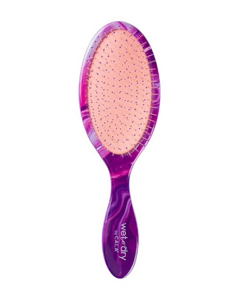 Pineapple Beauty Cala Wet and Dry Detangling Hair Brush - Dark Lavender Marble