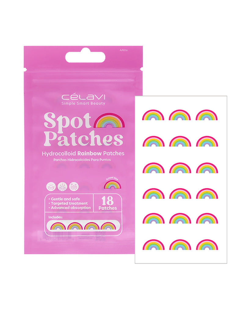 Pineapple Beauty Celavi 18pc Hydrocolloid Rainbow Acne Spot Patch