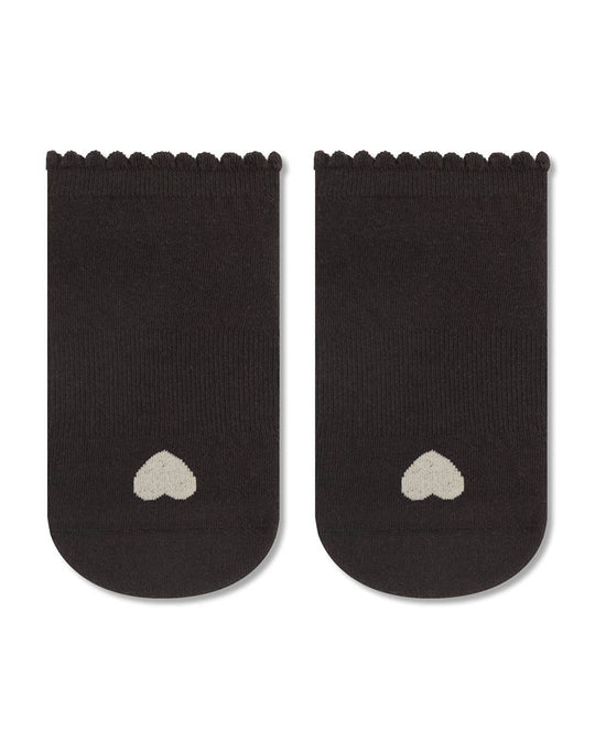 Pointe Studio Love Full Foot Grip Sock - Womens - Chocolate