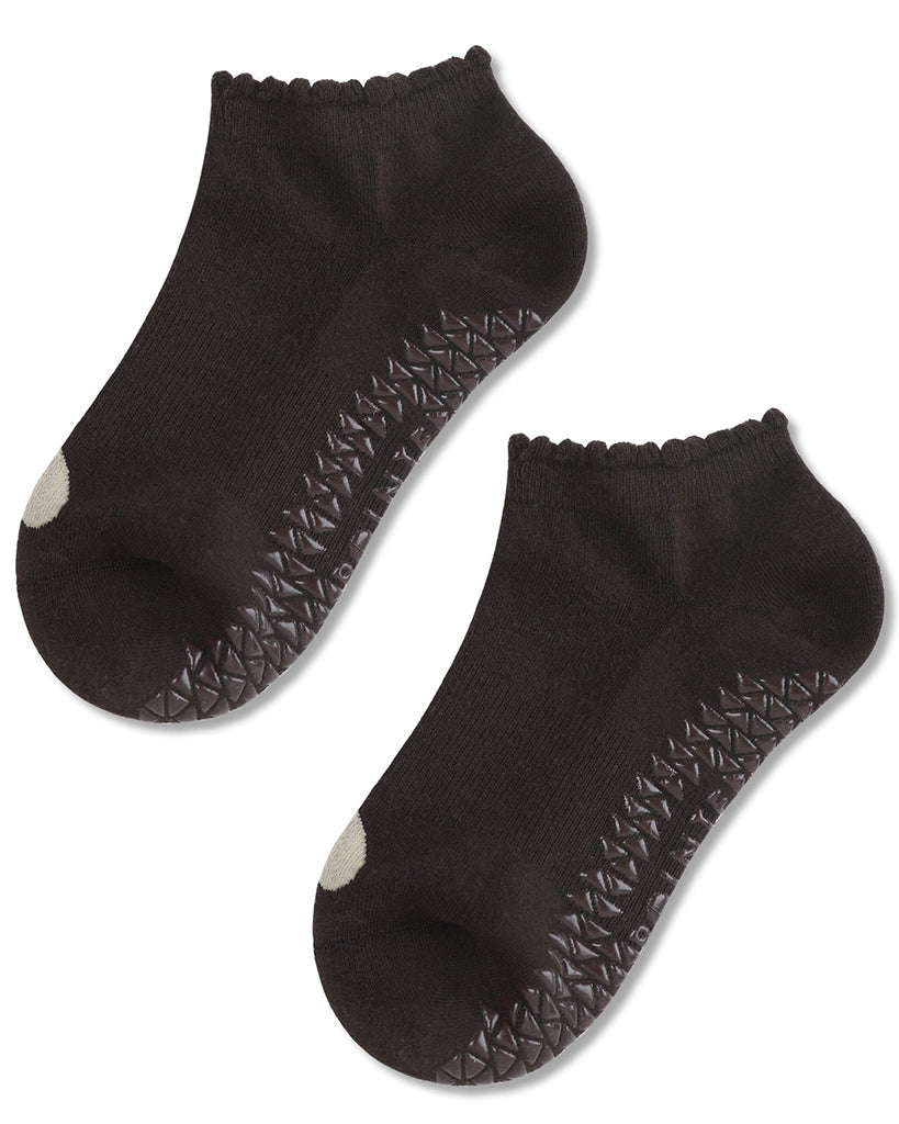 Pointe Studio Love Full Foot Grip Sock - Womens - Chocolate
