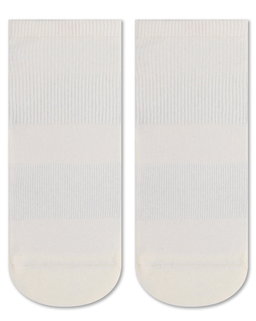 Pointe Studio Strawberry Ankle Grip Sock - Womens - White