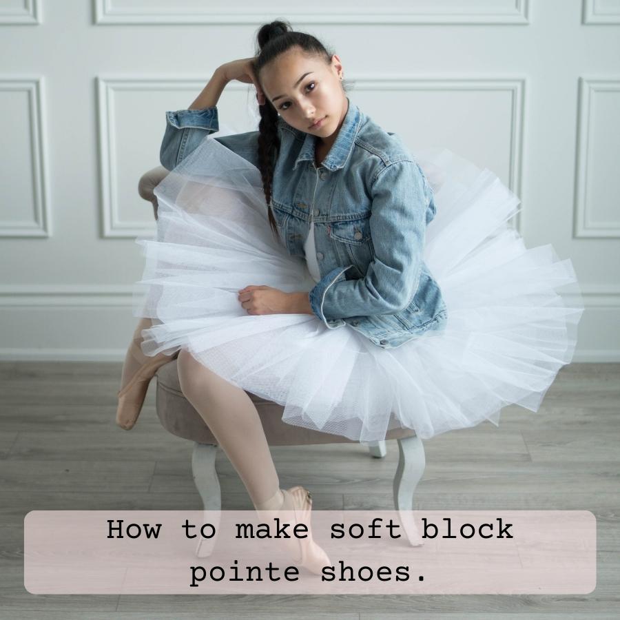 Making discount pointe shoes