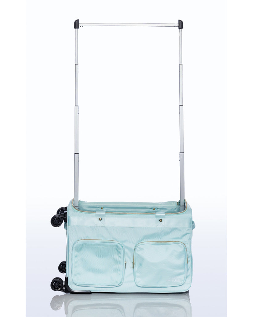 Rac n Roll Built-In Large Dance Travel Bag - Aqua