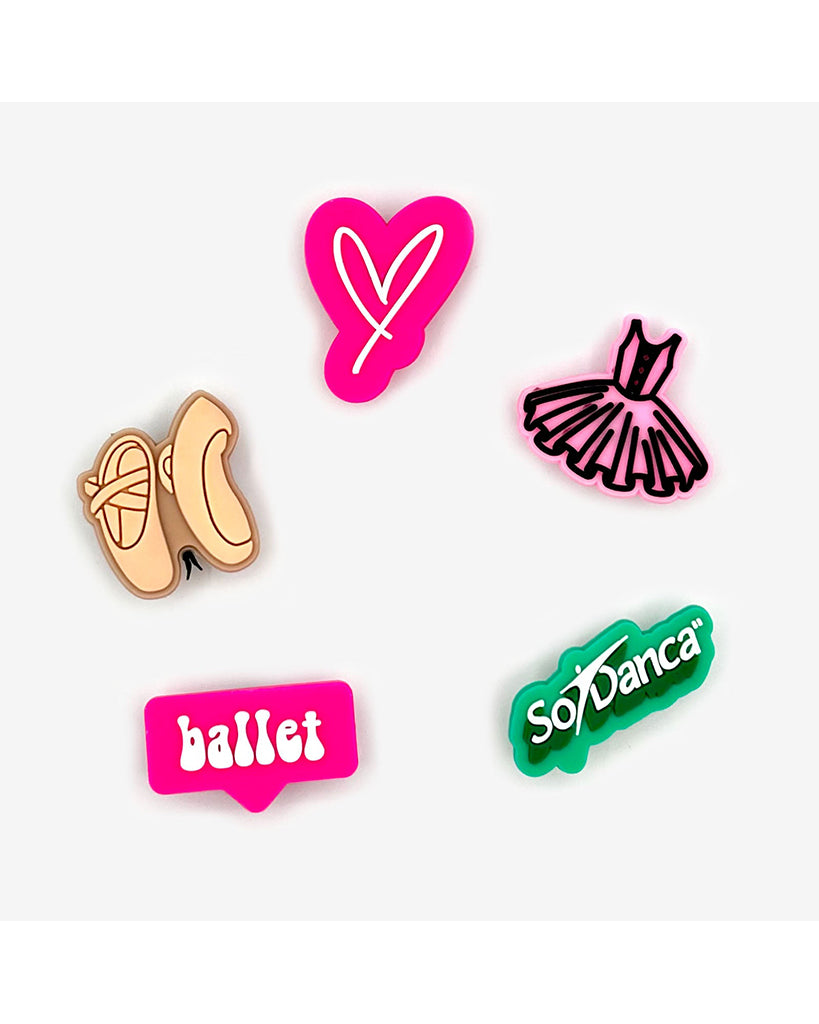 So Danca Tutu Much Ballet Sandal Charms Set of 5 - AC46