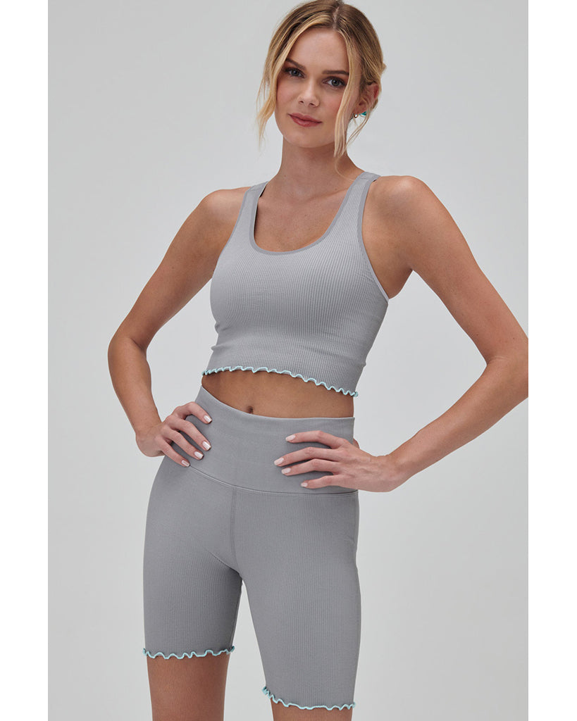 Spiritual Gangster Amor Crop Tank - SU33676007 - Womens - Fossil Grey