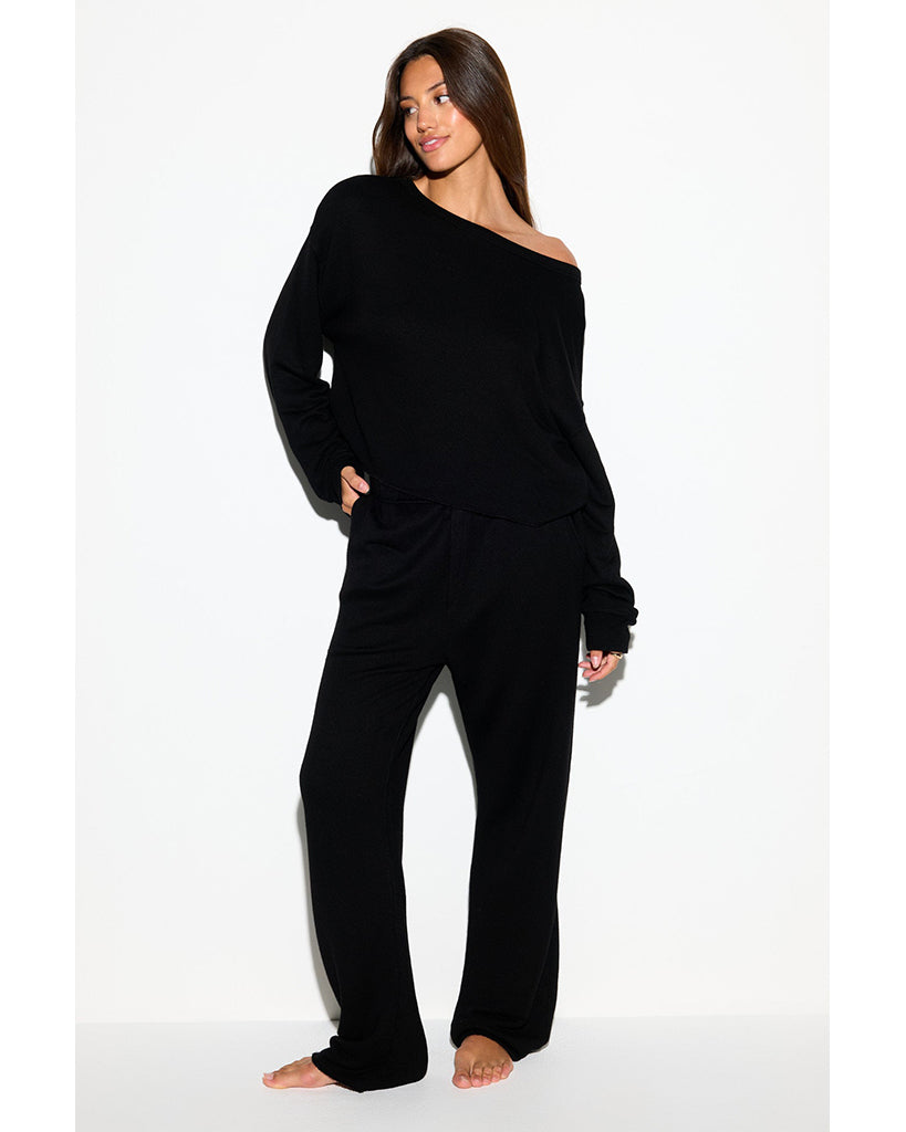 Spiritual Gangster Bella Sweatshirt - CWSW003 - Womens - Black
