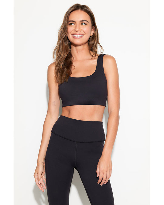 Spiritual Gangster Delmar Longline Bra - SWBR003 - Womens - Black