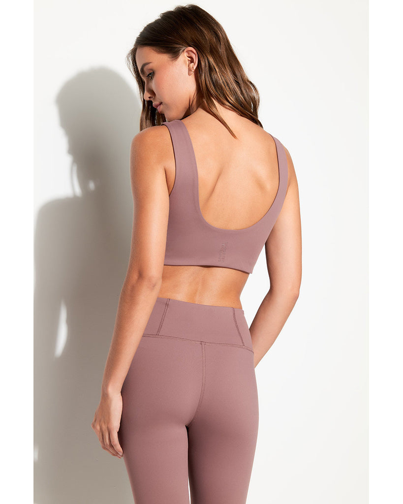 Spiritual Gangster Delmar Longline Bra - SWBR003 - Womens - Rose Taupe