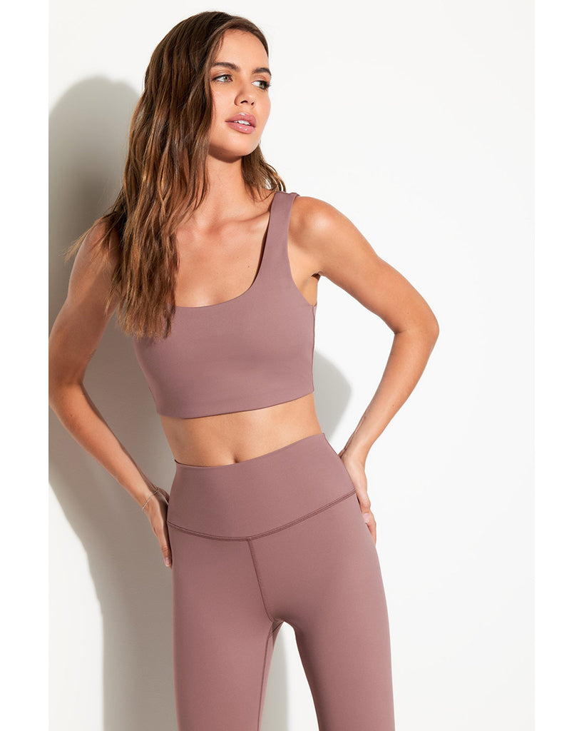 Spiritual Gangster Delmar Longline Bra - SWBR003 - Womens - Rose Taupe