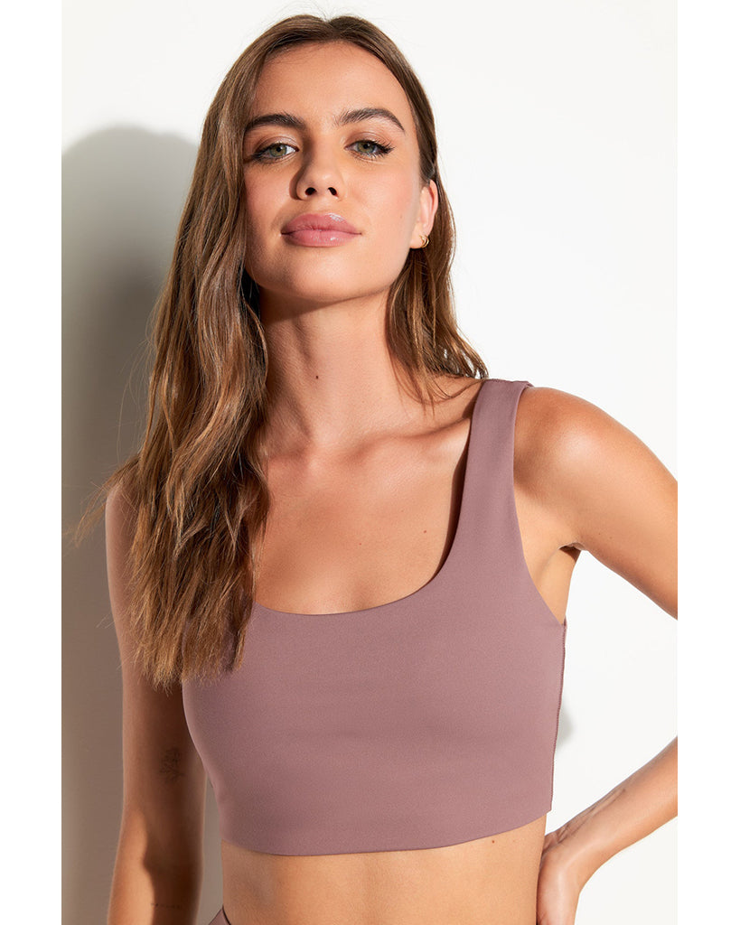 Spiritual Gangster Delmar Longline Bra - SWBR003 - Womens - Rose Taupe