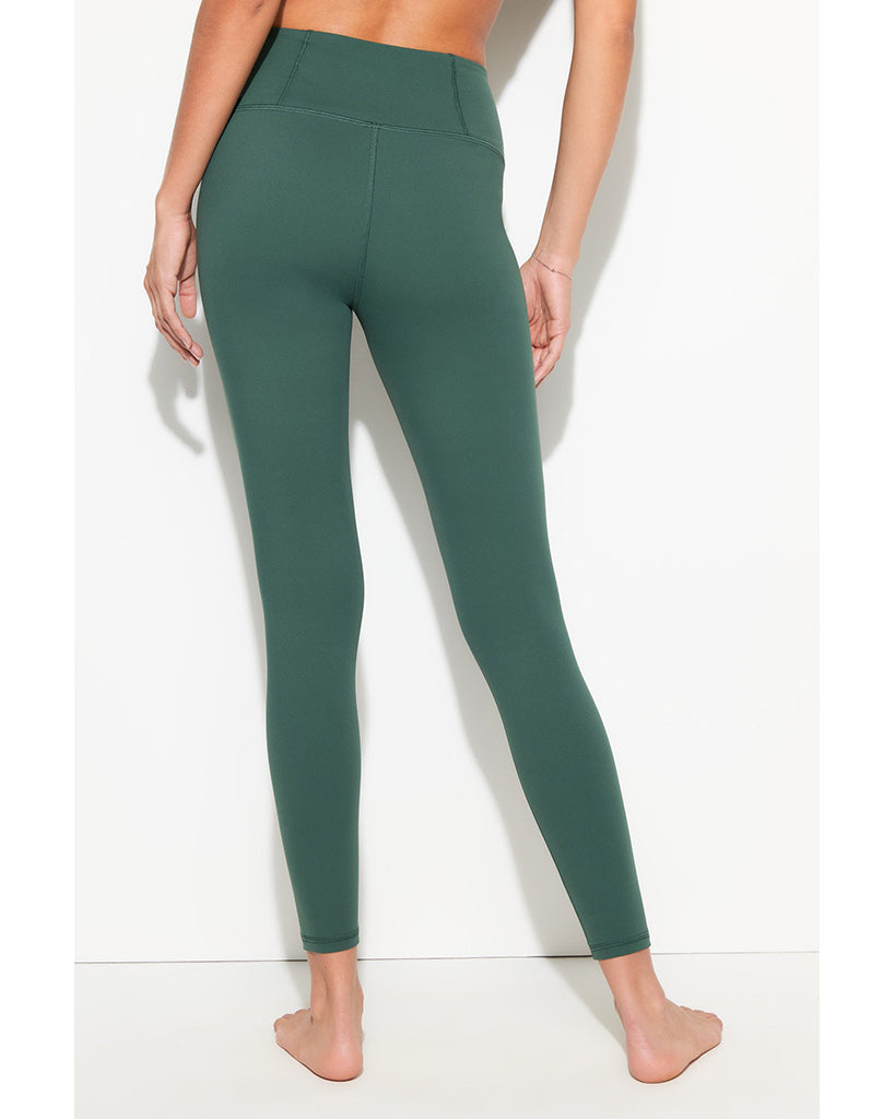 Spiritual Gangster Lotus 7/8 Seamless Legging - SWLG001 - Womens - Retro Green