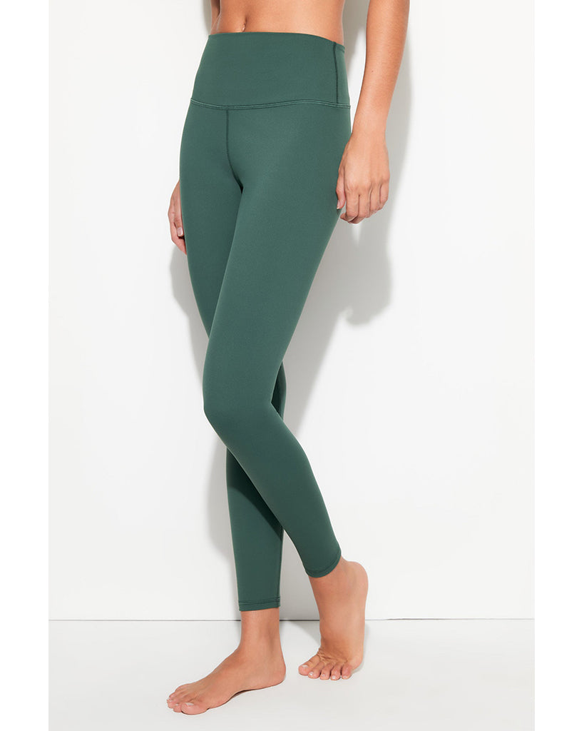 Spiritual Gangster Lotus 7/8 Seamless Legging - SWLG001 - Womens - Retro Green