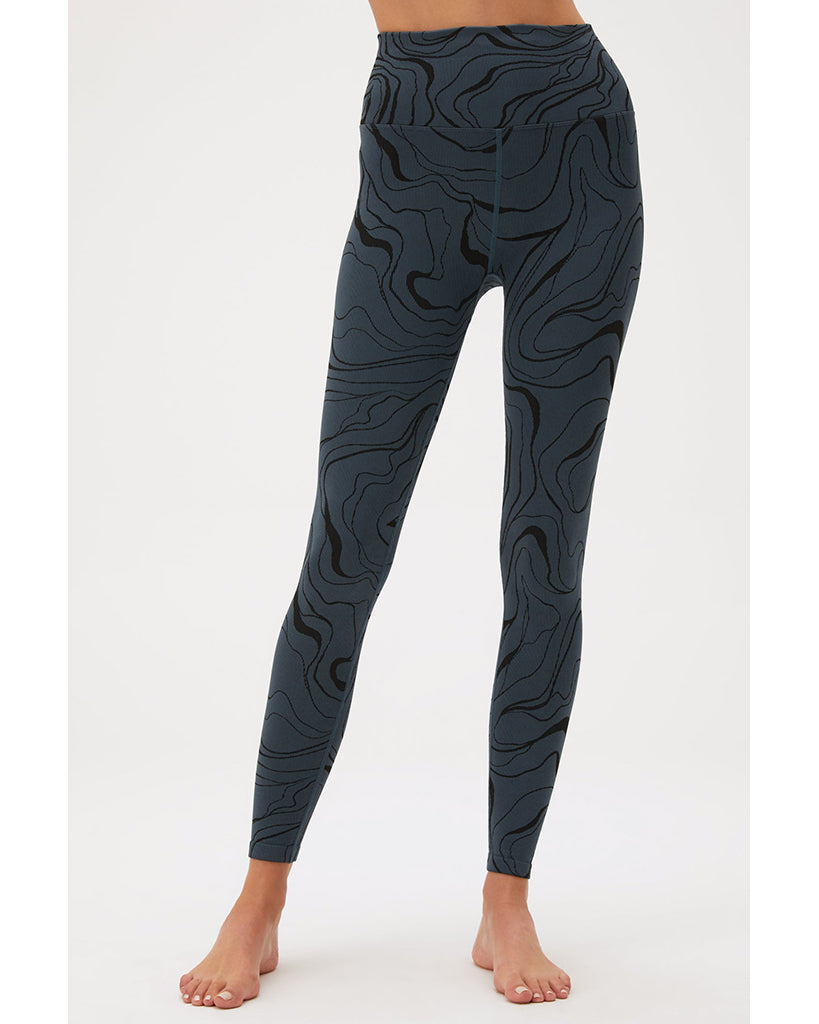 Spiritual Gangster Love Sculpt Jacquard Legging - Womens - Deep