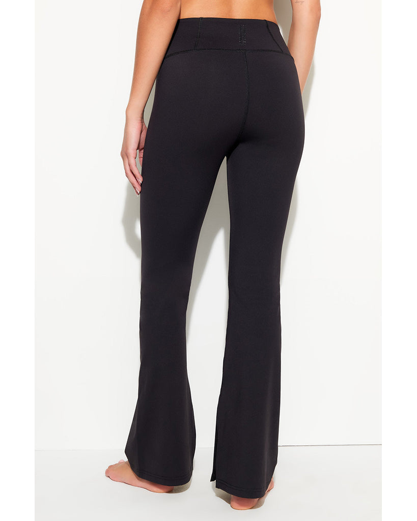 Spiritual Gangster Olympia Slit Pant - SWLG008 - Womens - Black