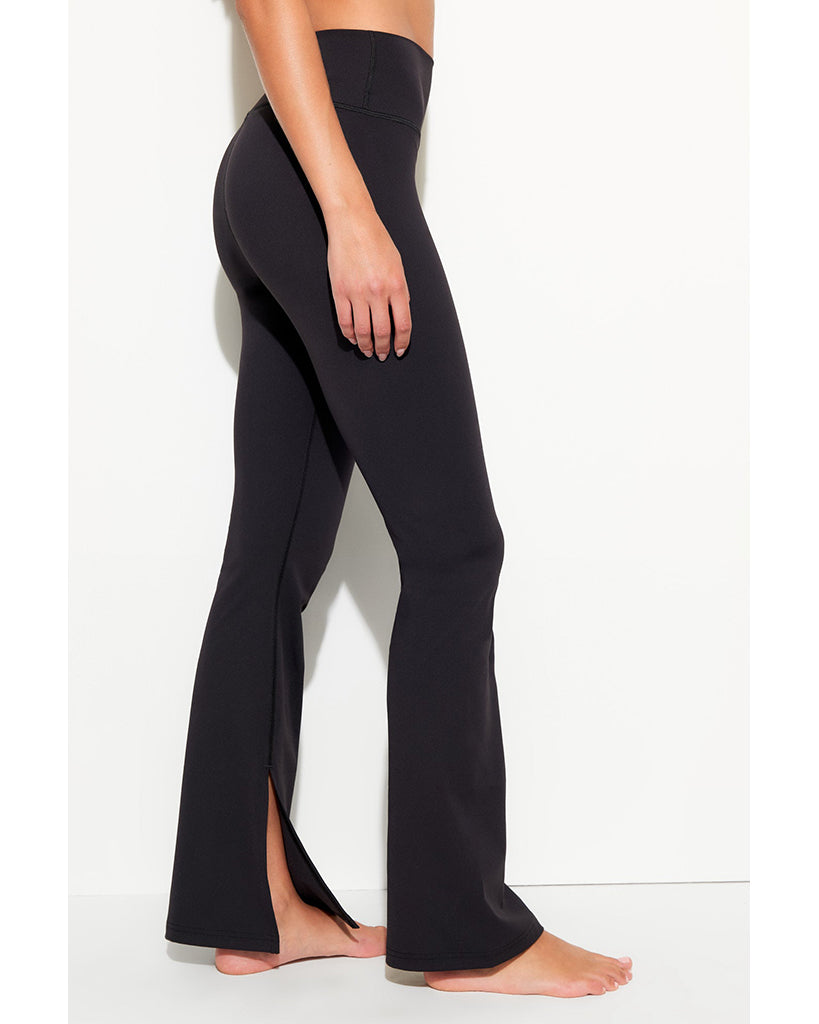 Spiritual Gangster Olympia Slit Pant - SWLG008 - Womens - Black