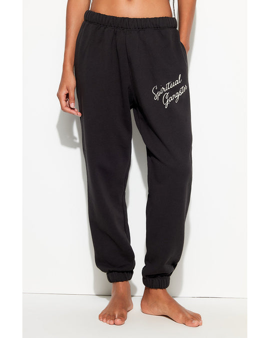 Spiritual Gangster SG Insignia Portia Sweatpants - CWSP007SG1 - Womens - Black