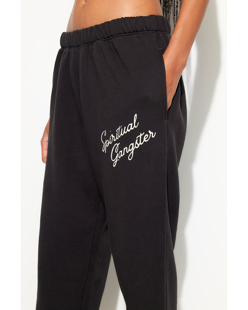 Spiritual Gangster SG Insignia Portia Sweatpants - CWSP007SG1 - Womens - Black