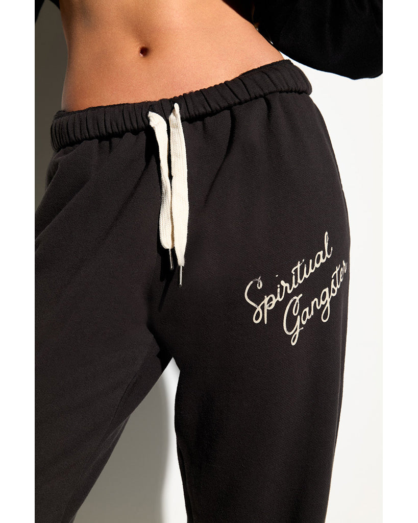 Spiritual Gangster SG Insignia Portia Sweatpants - CWSP007SG1 - Womens - Black