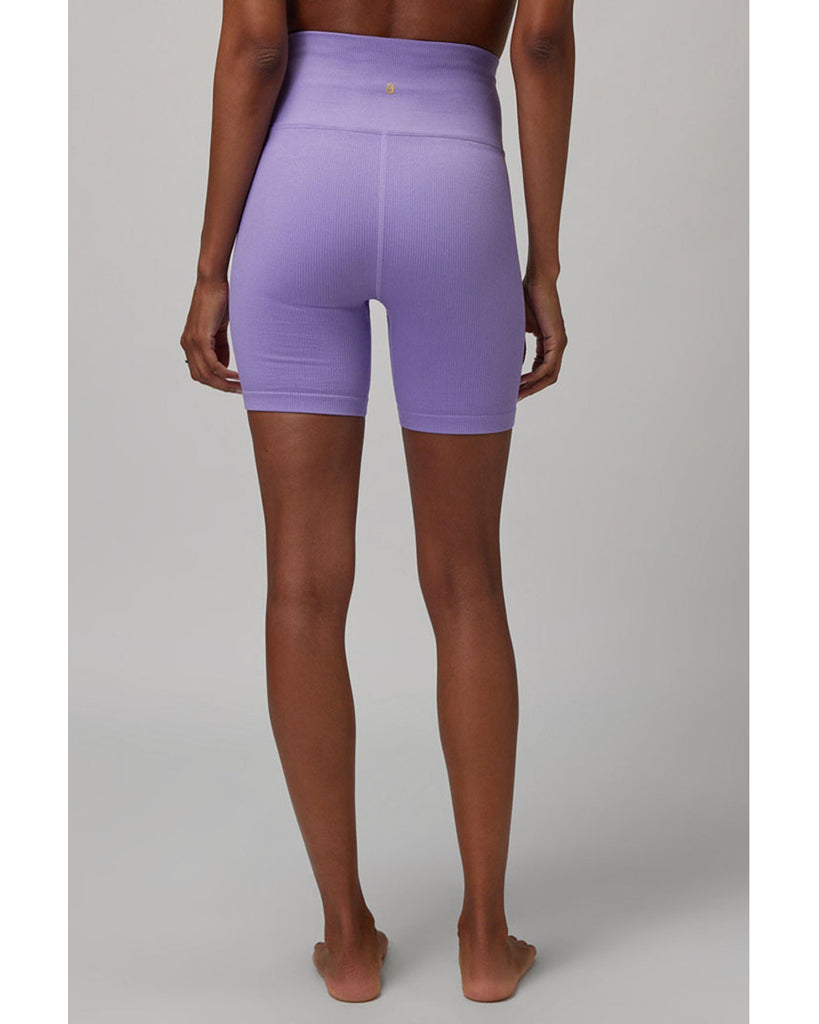 Spiritual Gangster Seamless Biker Short - SU33608005 - Womens - Cool Violet