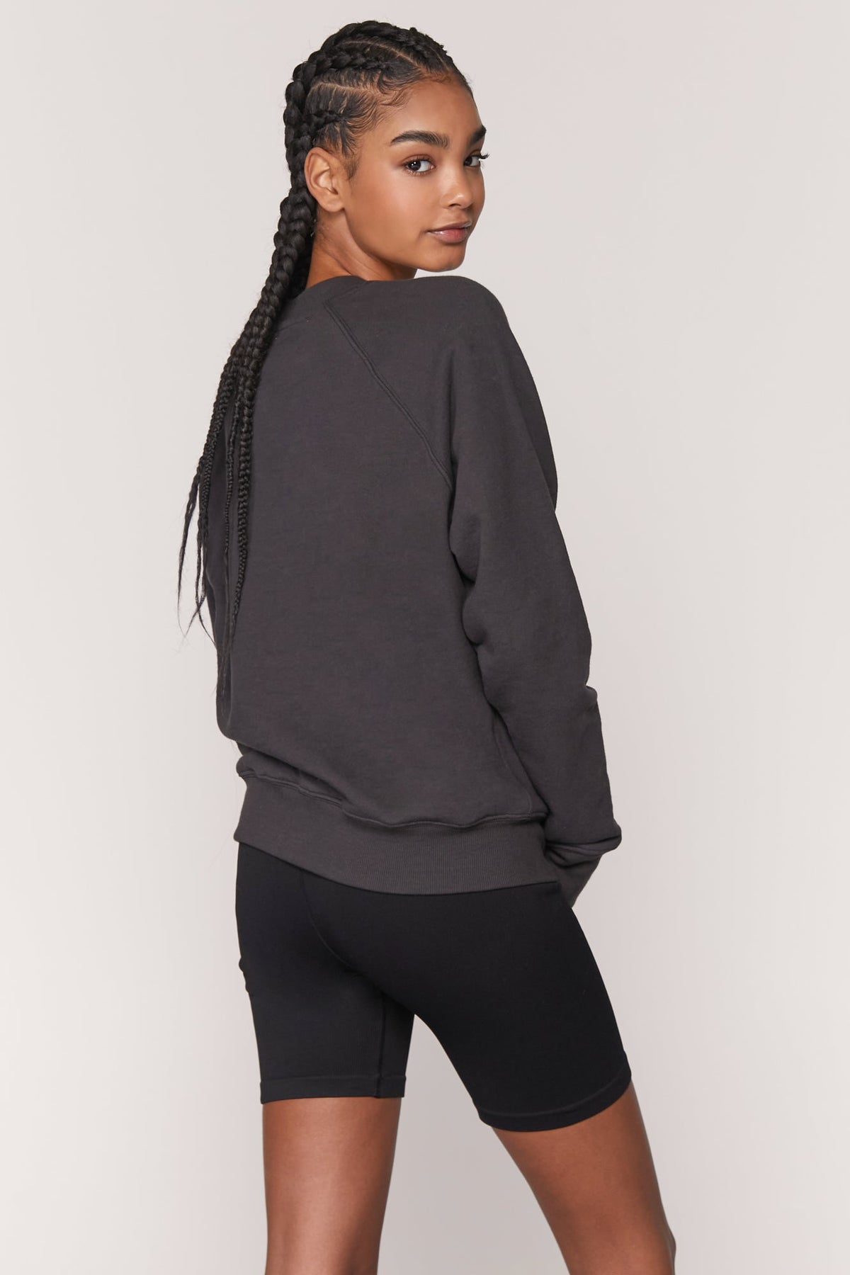 Spiritual Gangster Warrior Bridget Sweatshirt - Womens - Vintage Black