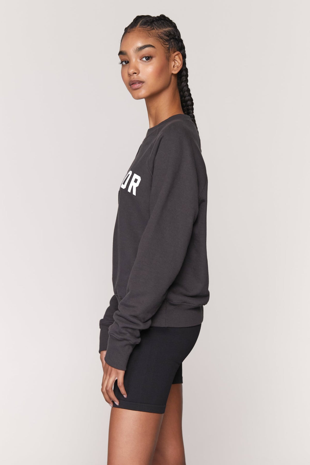 Spiritual Gangster Warrior Bridget Sweatshirt - Womens - Vintage Black