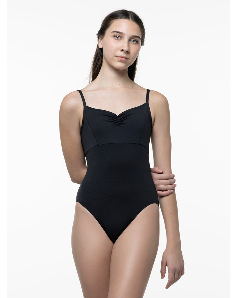 Suffolk Pinch Front Princess Seamed Empire Waist Camisole Leotard - 6500C Girls