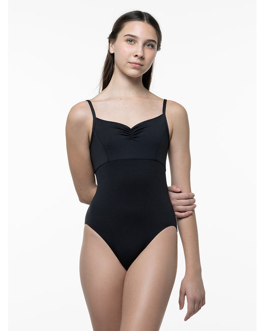 Suffolk Pinch Front Princess Seamed Empire Waist Camisole Leotard - 6500C Girls