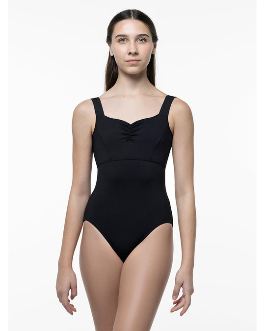 Suffolk Pinch Front Princess Seamed Empire Waist Tank Leotard - 6502C Girls