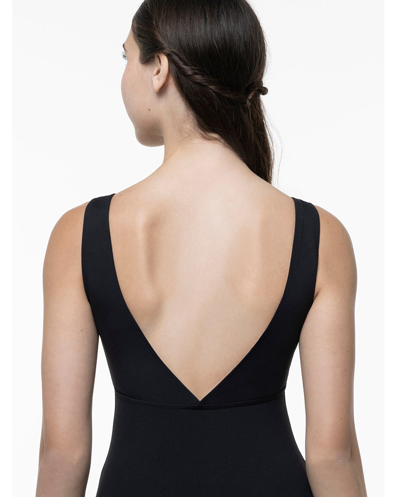 Suffolk Pinch Front Princess Seamed Empire Waist Tank Leotard - 6502C Girls