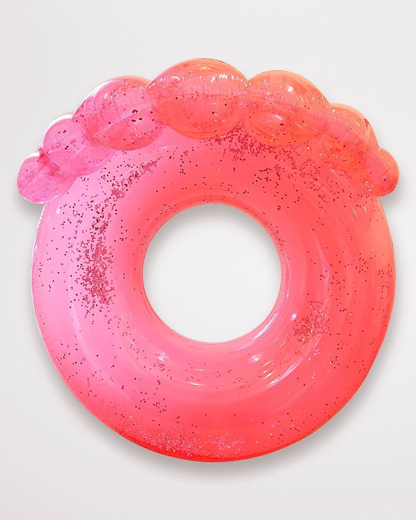 Sunnylife Luxe Pool Ring Neon Coral