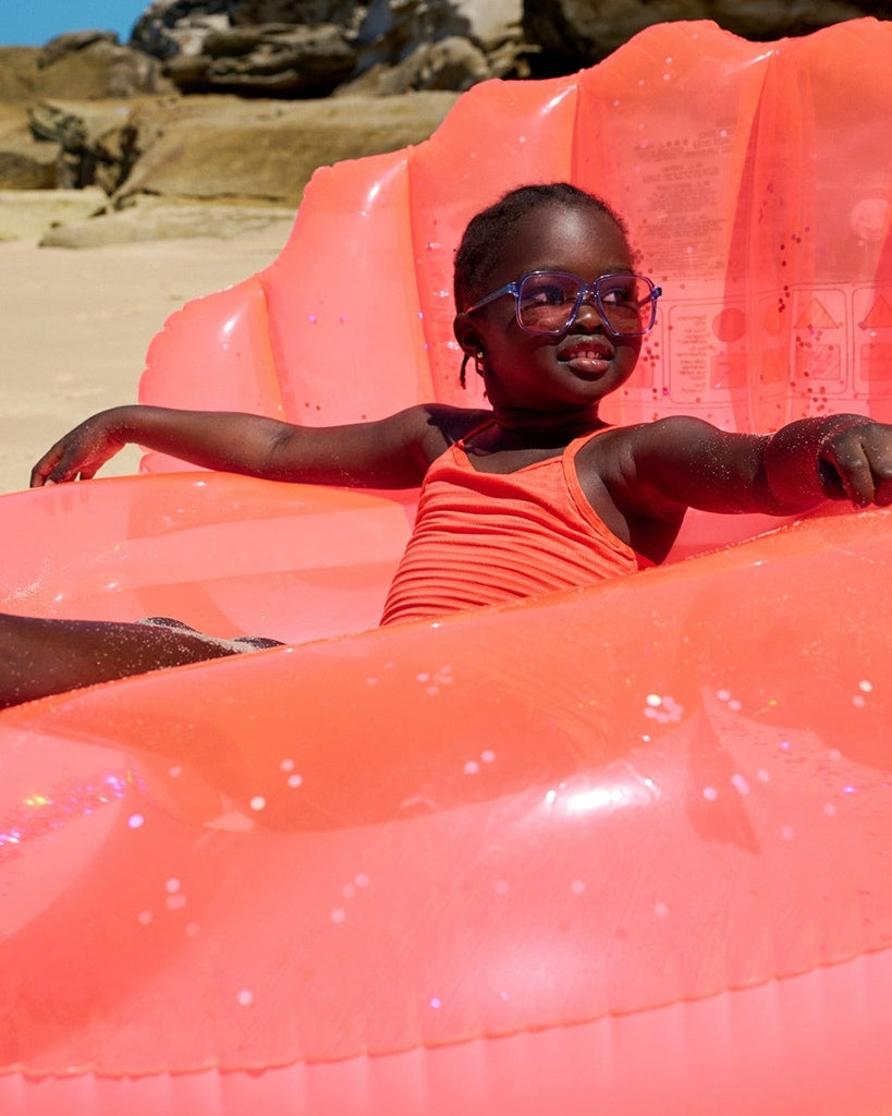 Sunnylife Luxe Pool Ring Neon Coral