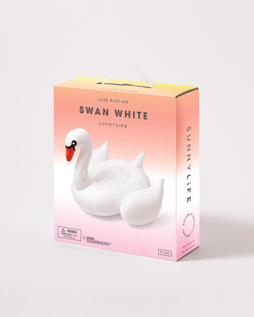 Sunnylife Luxe Ride-On Float - Swan