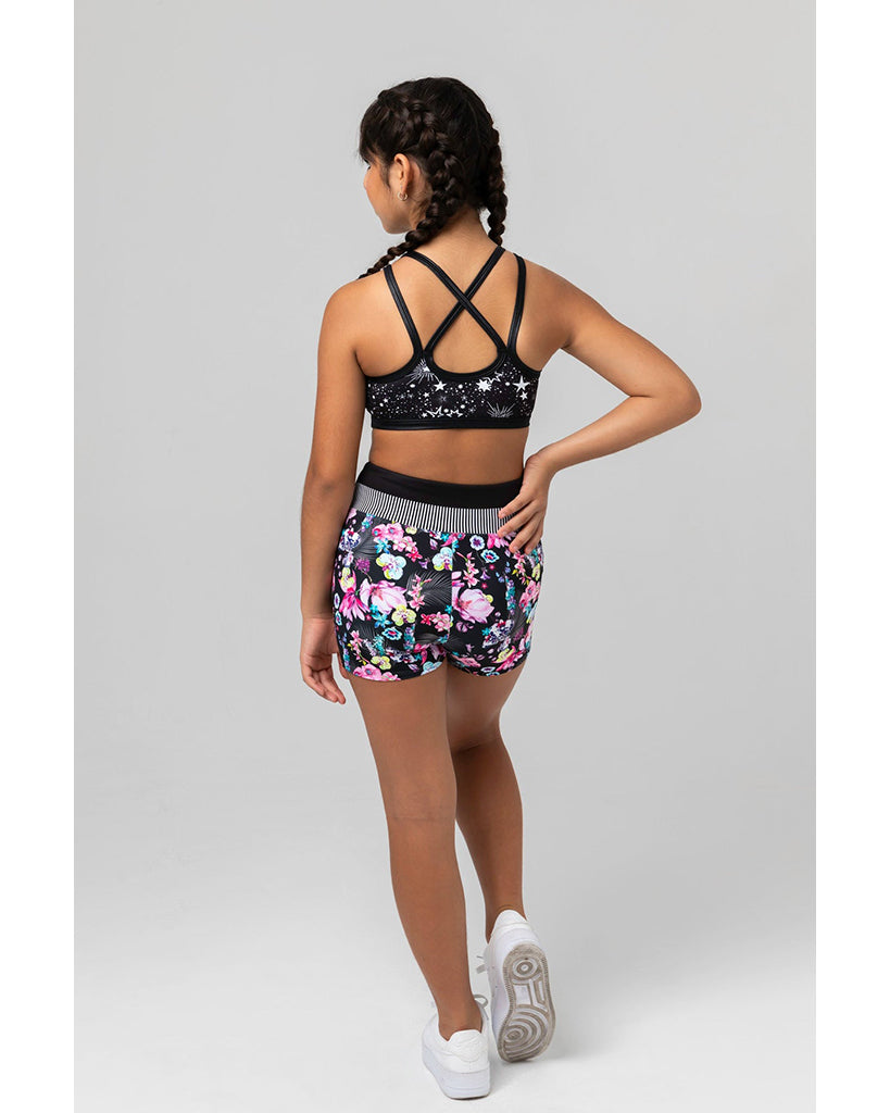 Sylvia P Fast Shooting Stars Crop Top - Girls - Stars