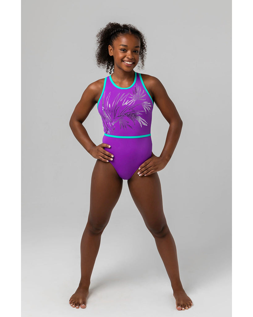Sylvia P Paradise Gymnastic Leotard - Girls
