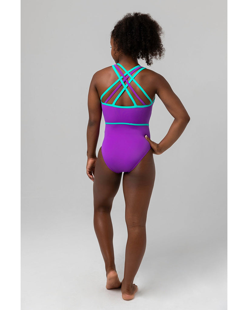 Sylvia P Paradise Gymnastic Leotard - Girls