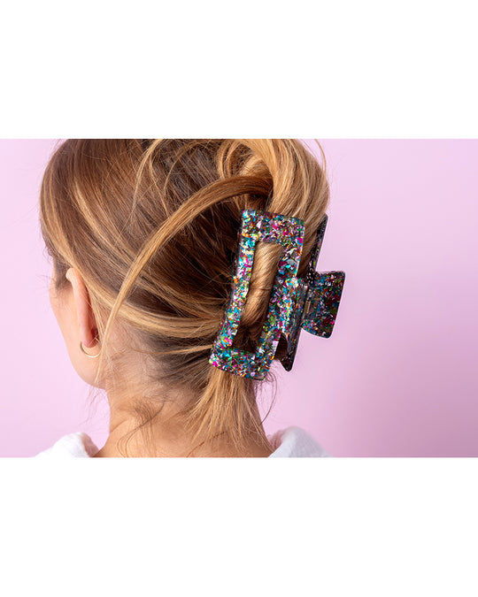 Taylor Elliott Designs Claw Hair Clip Large - Colourful Confetti