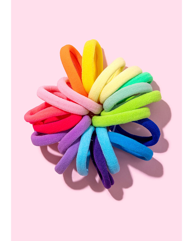 Taylor Elliott Designs Mix &amp; Match Colourful Hair Tie Assortment Set of 20