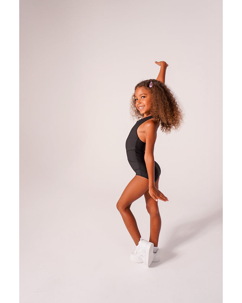 Tendu Active New Era Eco-Lux Zip Front Sleeveless Leotard - Girls