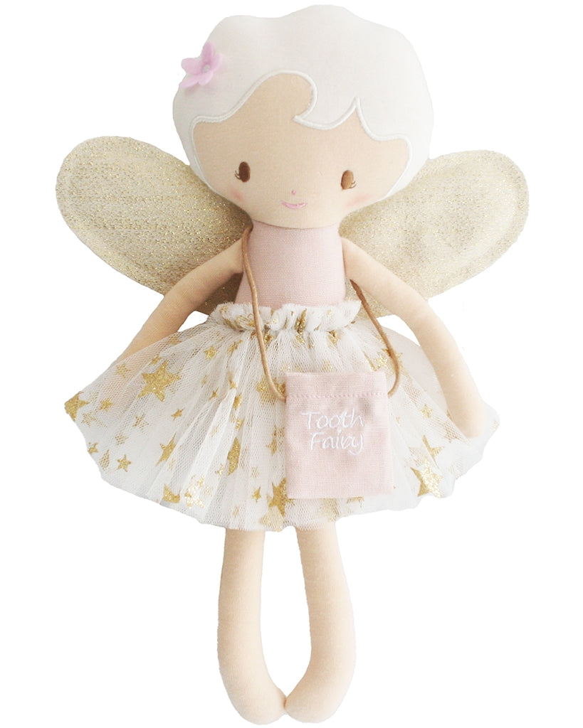 Alimrose Tilly the Tooth Fairy Plush Doll 35cm - Ivory Gold